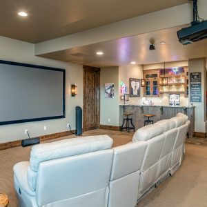 colorado custom home home theater