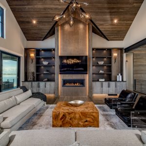 colorado custom home living room
