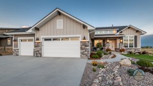 custom home garage door