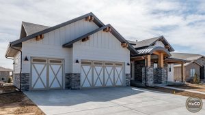 custom home garage door