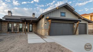 custom home garage door