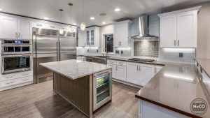 colorado custom home quartz countertop