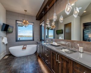 bathroom pendant lights colorado custom home