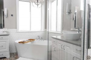 Freestanding bathtub colorado custom home bathroom