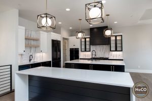 double kitchen islands colorado custom home