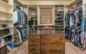 custom shelving in closet colorado custom home